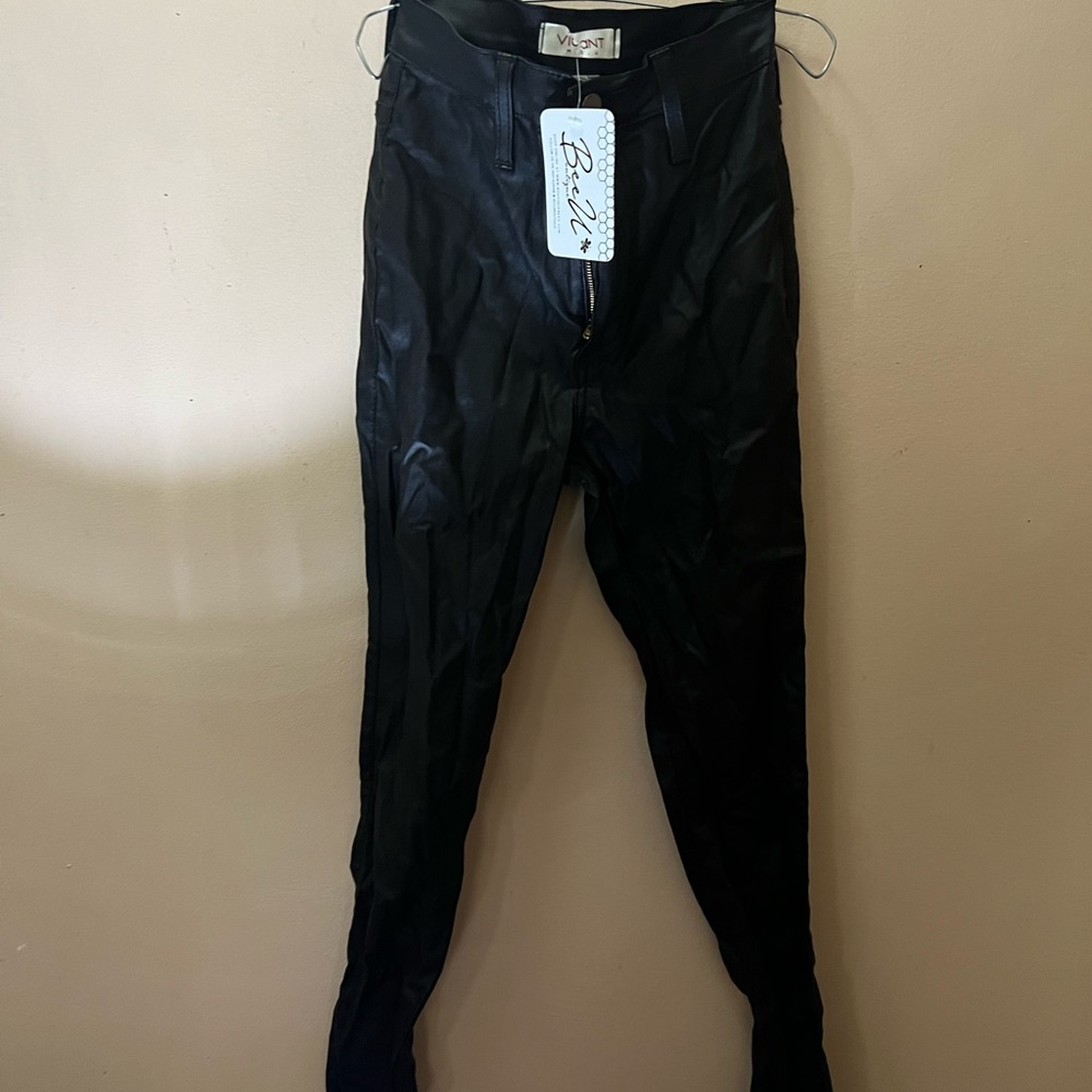 Brand new faux leather pants